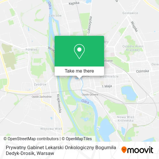 Prywatny Gabinet Lekarski Onkologiczny Bogumiła Dedyk-Drosik map
