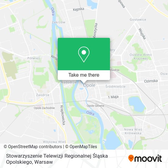 Stowarzyszenie Telewizji Regionalnej Śląska Opolskiego map