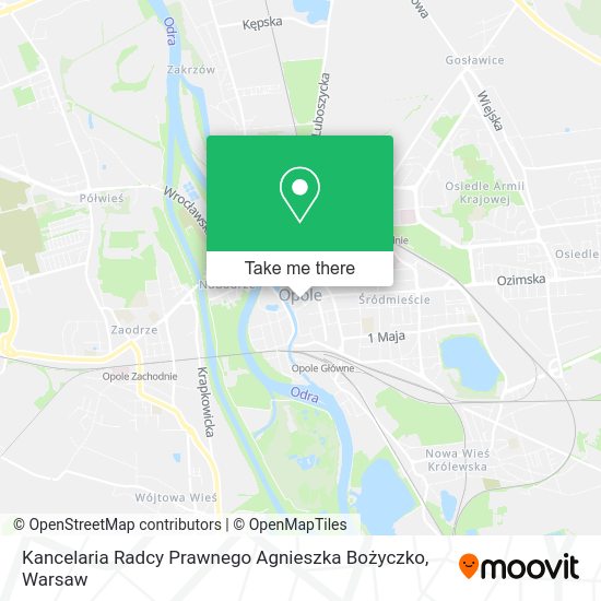 Kancelaria Radcy Prawnego Agnieszka Bożyczko map