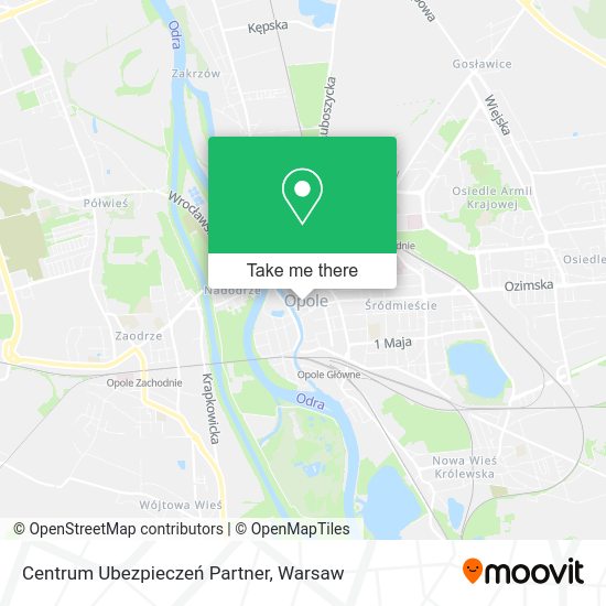 Centrum Ubezpieczeń Partner map