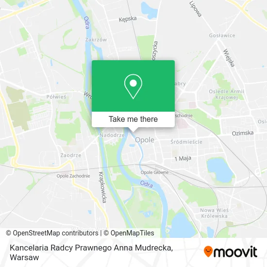 Карта Kancelaria Radcy Prawnego Anna Mudrecka