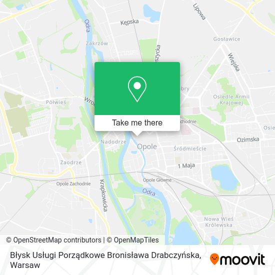 Błysk Usługi Porządkowe Bronisława Drabczyńska map