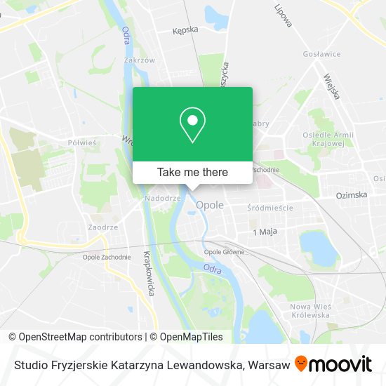 Studio Fryzjerskie Katarzyna Lewandowska map