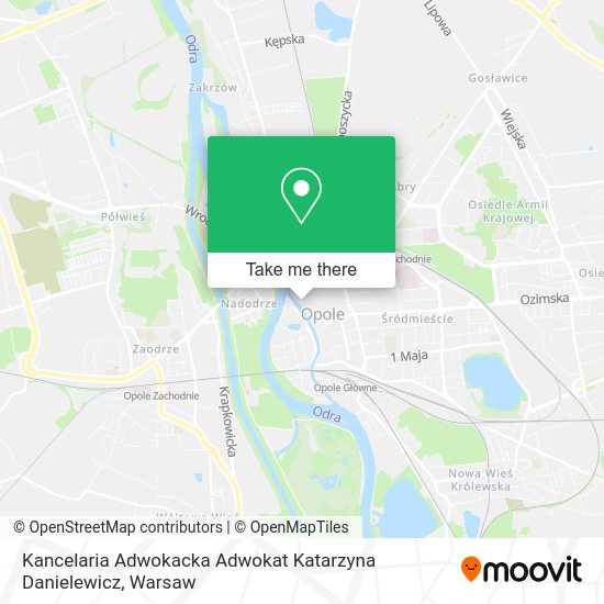 Kancelaria Adwokacka Adwokat Katarzyna Danielewicz map