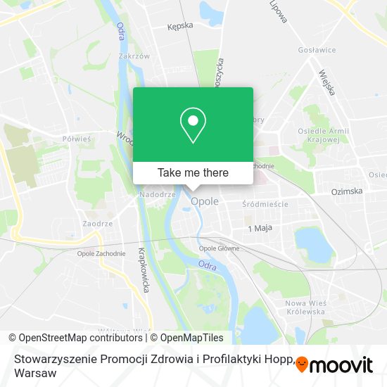 Stowarzyszenie Promocji Zdrowia i Profilaktyki Hopp map