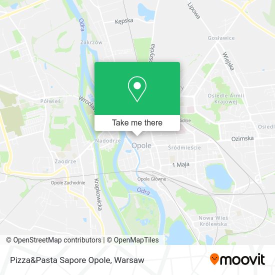 Pizza&Pasta Sapore Opole map