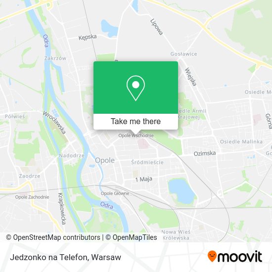 Jedzonko na Telefon map