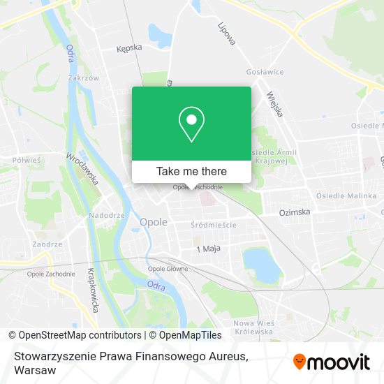 Stowarzyszenie Prawa Finansowego Aureus map