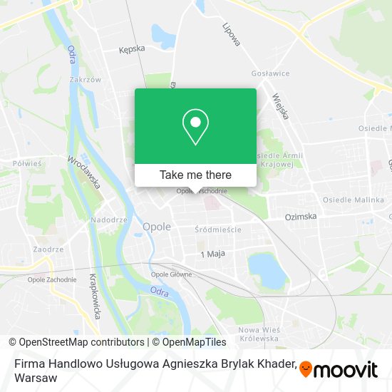 Firma Handlowo Usługowa Agnieszka Brylak Khader map