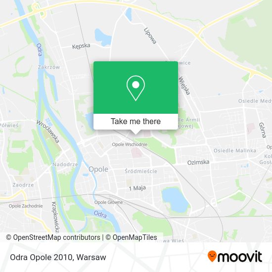 Odra Opole 2010 map