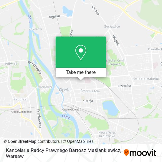 Kancelaria Radcy Prawnego Bartosz Maślankiewicz map