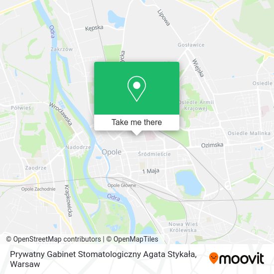 Prywatny Gabinet Stomatologiczny Agata Stykała map