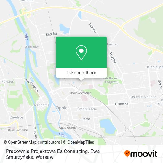 Pracownia Projektowa Es Consulting. Ewa Smurzyńska map