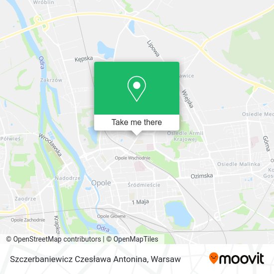 Szczerbaniewicz Czesława Antonina map