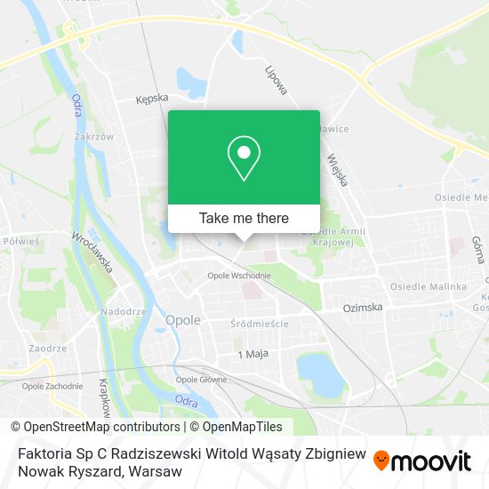 Faktoria Sp C Radziszewski Witold Wąsaty Zbigniew Nowak Ryszard map