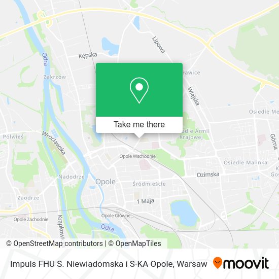 Impuls FHU S. Niewiadomska i S-KA Opole map