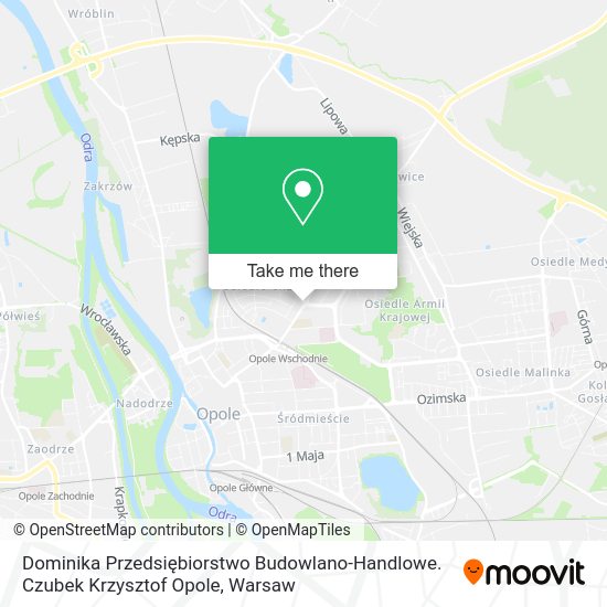 Dominika Przedsiębiorstwo Budowlano-Handlowe. Czubek Krzysztof Opole map