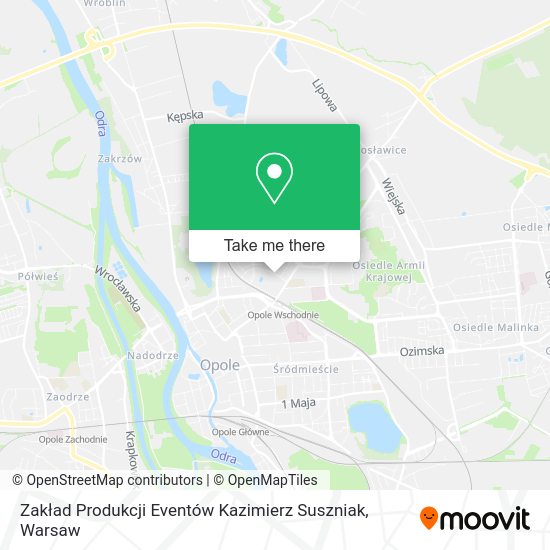 Zakład Produkcji Eventów Kazimierz Suszniak map