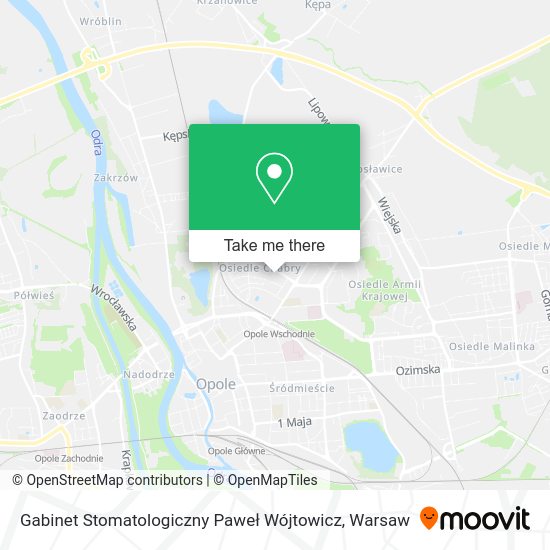 Gabinet Stomatologiczny Paweł Wójtowicz map