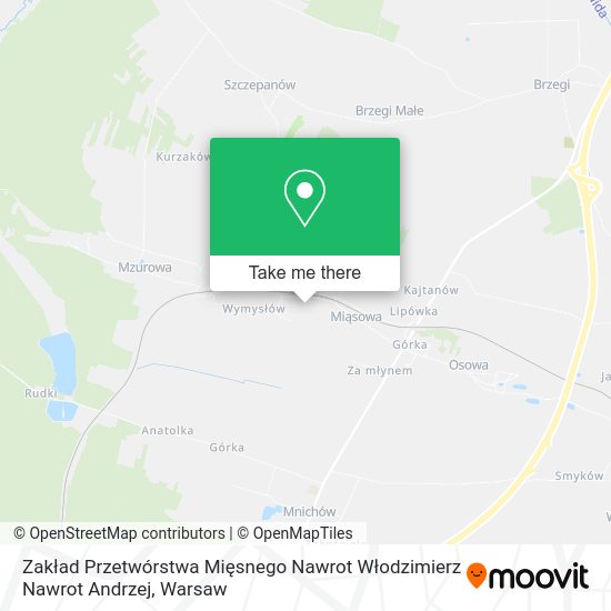 Zakład Przetwórstwa Mięsnego Nawrot Włodzimierz Nawrot Andrzej map