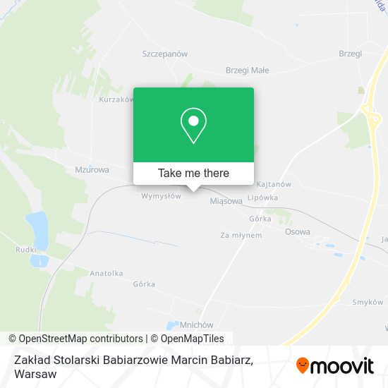 Zakład Stolarski Babiarzowie Marcin Babiarz map