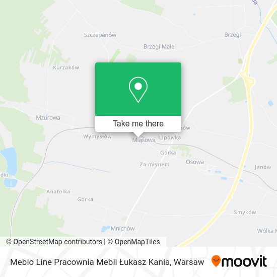 Meblo Line Pracownia Mebli Łukasz Kania map