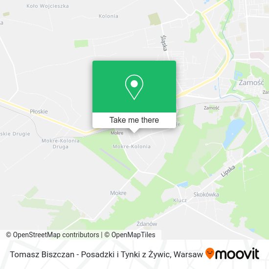 Tomasz Biszczan - Posadzki i Tynki z Żywic map