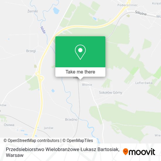 Przedsiebiorstwo Wielobranżowe Łukasz Bartosiak map