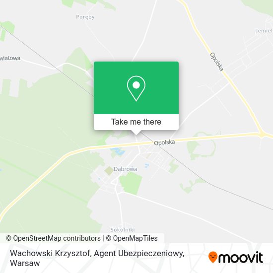 Wachowski Krzysztof, Agent Ubezpieczeniowy map