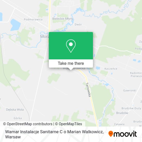 Wamar Instalacje Sanitarne C o Marian Walkowicz map