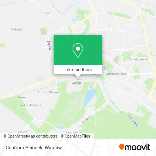 Карта Centrum Plandek