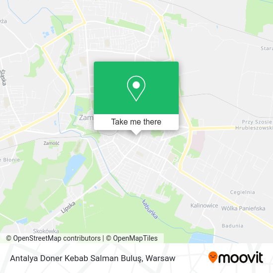 Antalya Doner Kebab Salman Buluş map