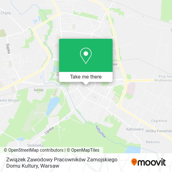 Związek Zawodowy Pracowników Zamojskiego Domu Kultury map