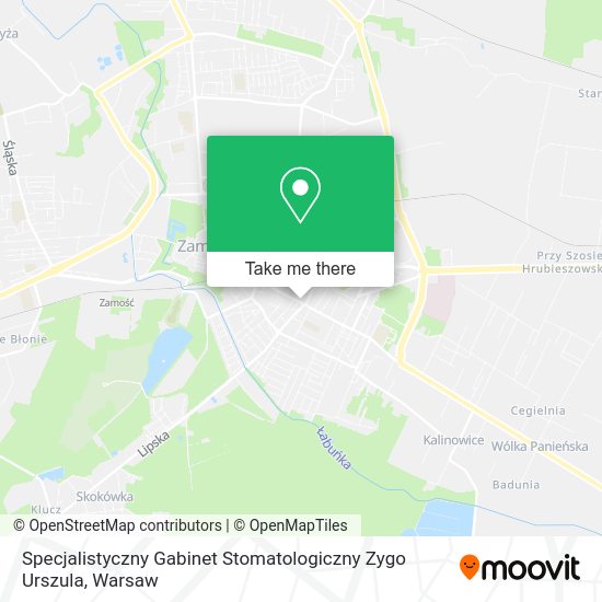 Specjalistyczny Gabinet Stomatologiczny Zygo Urszula map