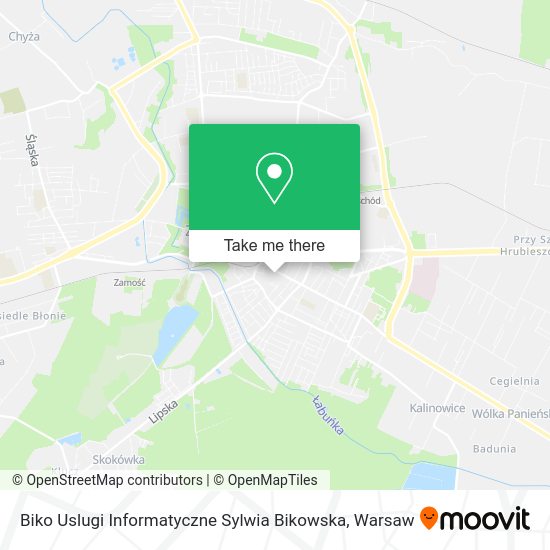 Biko Uslugi Informatyczne Sylwia Bikowska map