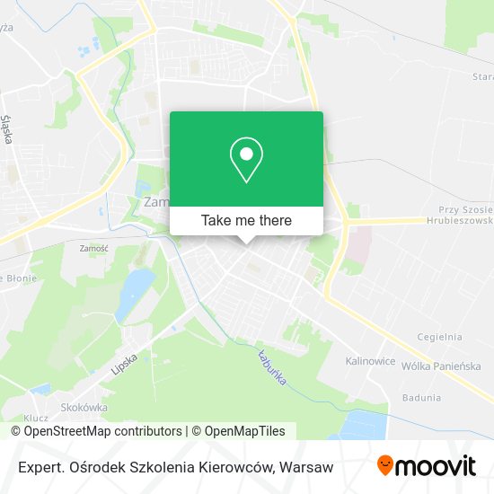 Expert. Ośrodek Szkolenia Kierowców map