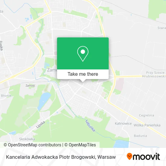 Kancelaria Adwokacka Piotr Brogowski map