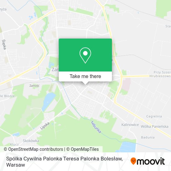 Spólka Cywilna Palonka Teresa Palonka Bolesław map