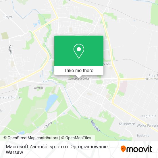 Macrosoft Zamość. sp. z o.o. Oprogramowanie map