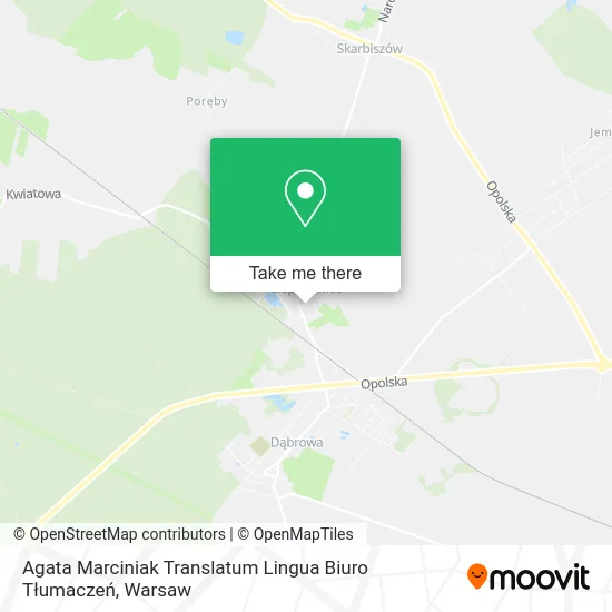 Agata Marciniak Translatum Lingua Biuro Tłumaczeń map