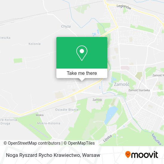 Noga Ryszard Rycho Krawiectwo map