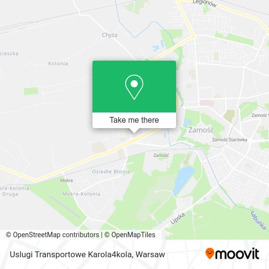 Карта Uslugi Transportowe Karola4kola