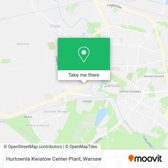 Hurtownia Kwiatów Center-Plant map