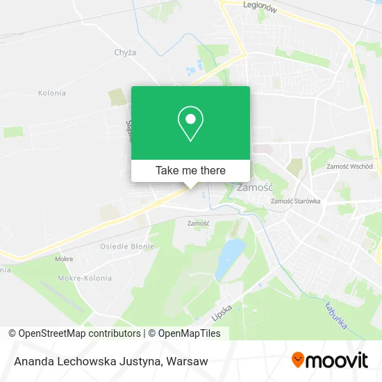 Карта Ananda Lechowska Justyna