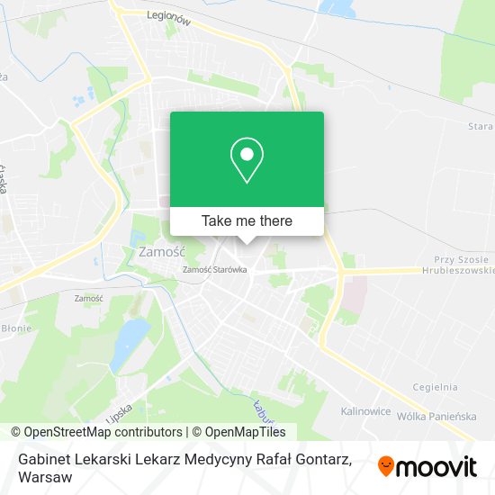 Gabinet Lekarski Lekarz Medycyny Rafał Gontarz map