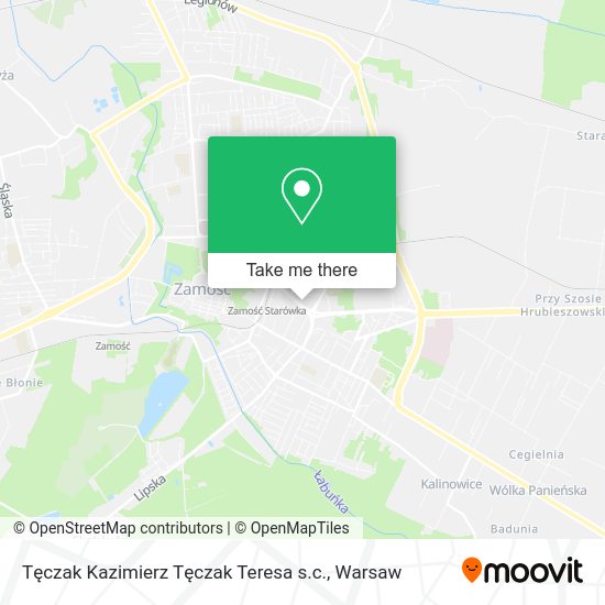 Tęczak Kazimierz Tęczak Teresa s.c. map