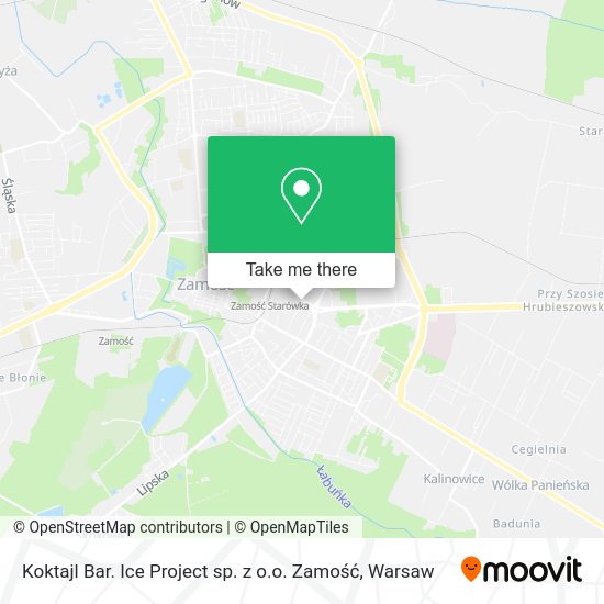 Koktajl Bar. Ice Project sp. z o.o. Zamość map