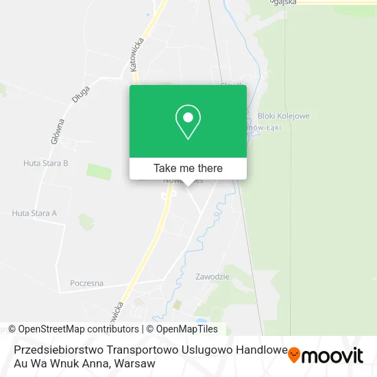 Карта Przedsiebiorstwo Transportowo Uslugowo Handlowe Au Wa Wnuk Anna