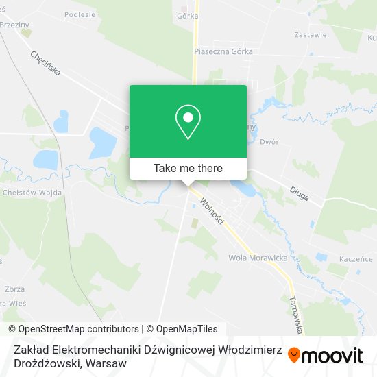 Zakład Elektromechaniki Dźwignicowej Włodzimierz Drożdżowski map