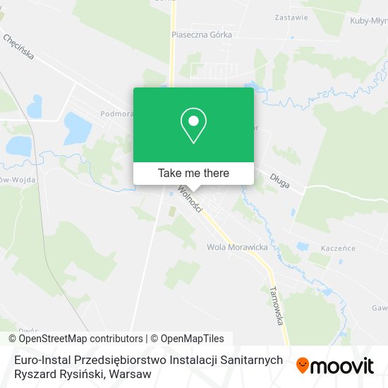 Euro-Instal Przedsiębiorstwo Instalacji Sanitarnych Ryszard Rysiński map